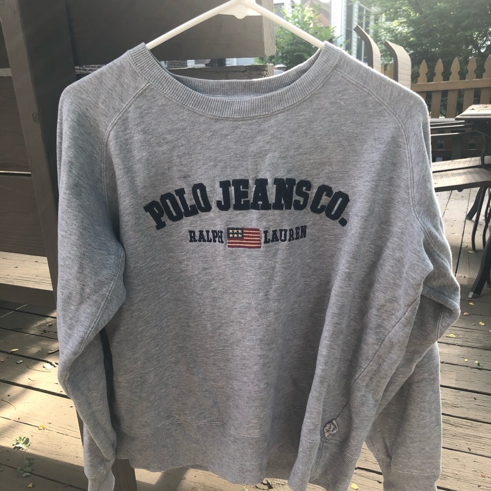 POLO JEANS CO CROPPED CREWNECK